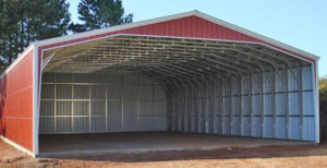 boat storage shed